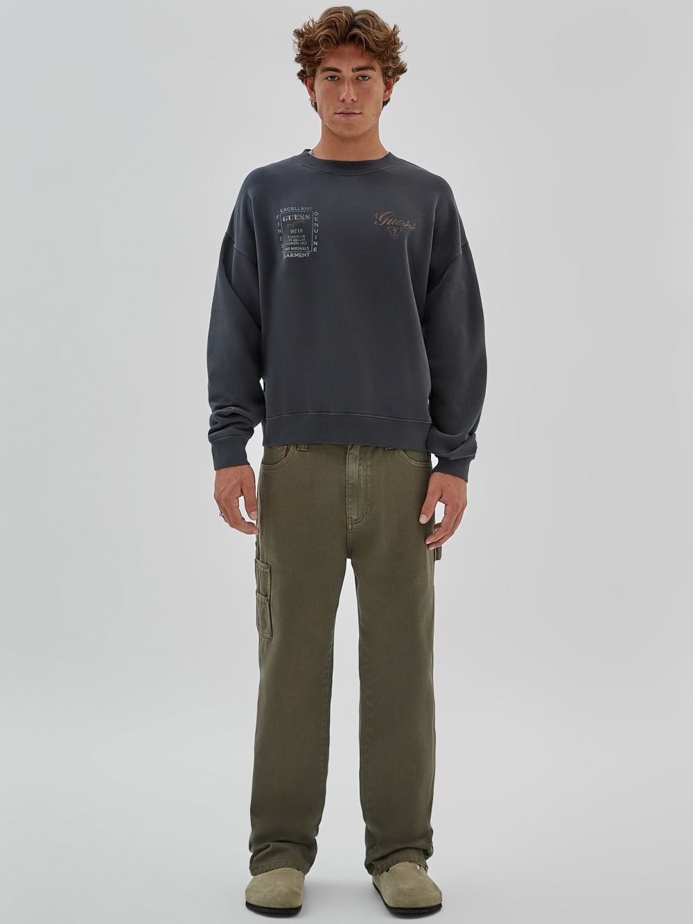 GUESS Originals Varsity Crewneck