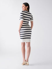 Marciano Striped Sequin Sweater Dress