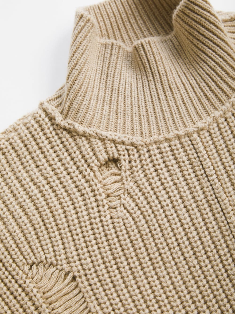 distressed sweater dress