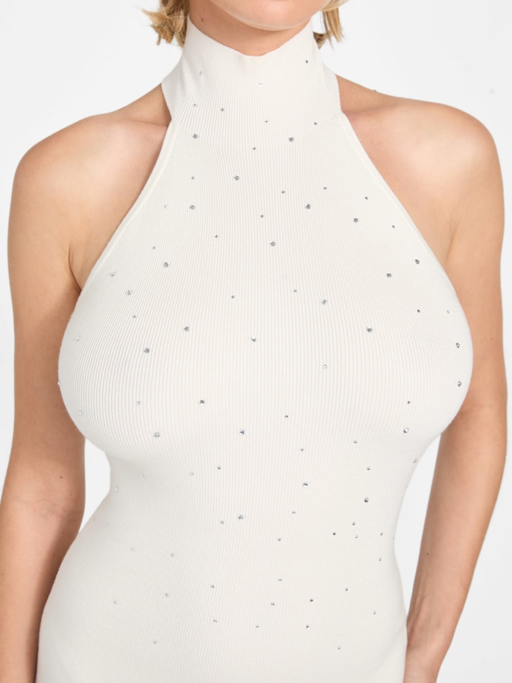 Eco Minara Rhinestone Sweater Dress