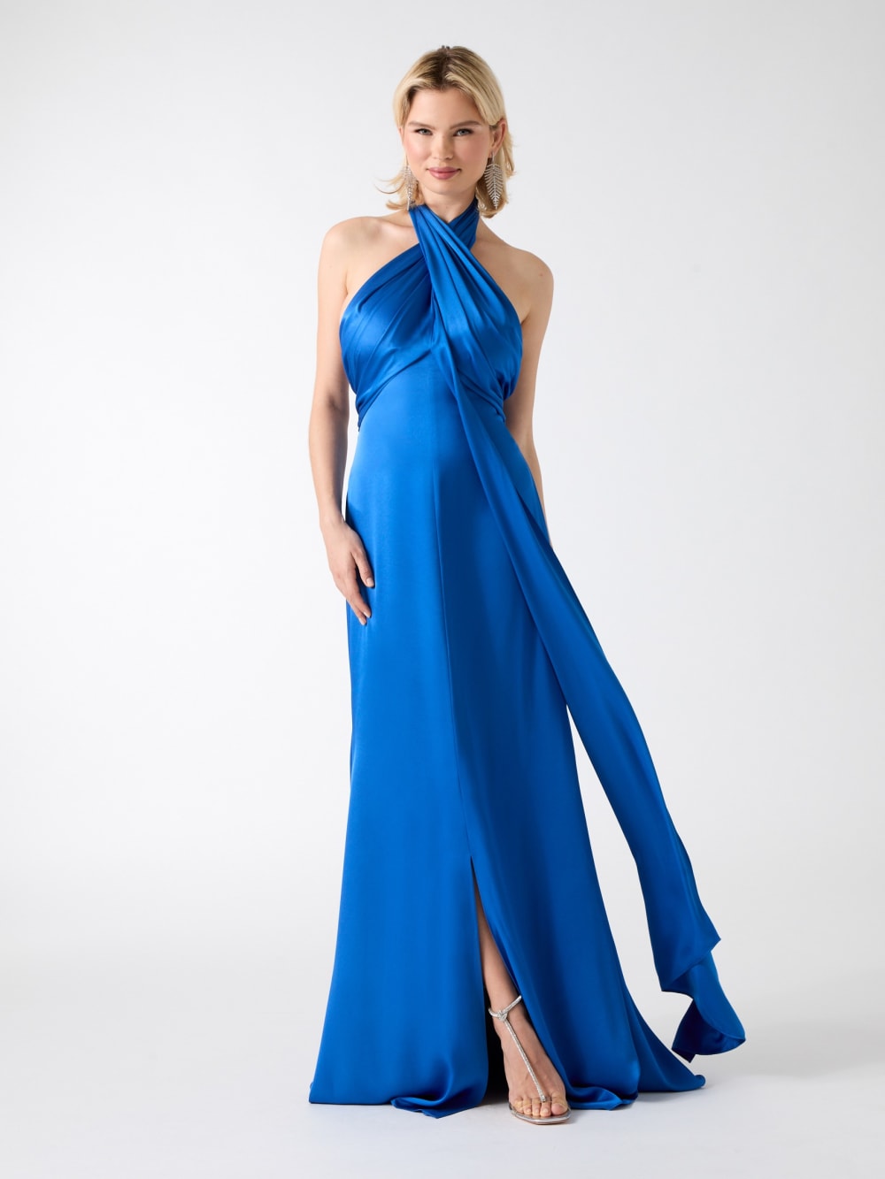 Aretha Draped Maxi Dress