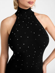 Eco Minara Rhinestone Sweater Dress