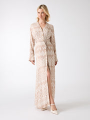 Britney Monogram Maxi Dress