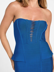 Elena Strapless Bandage Dress