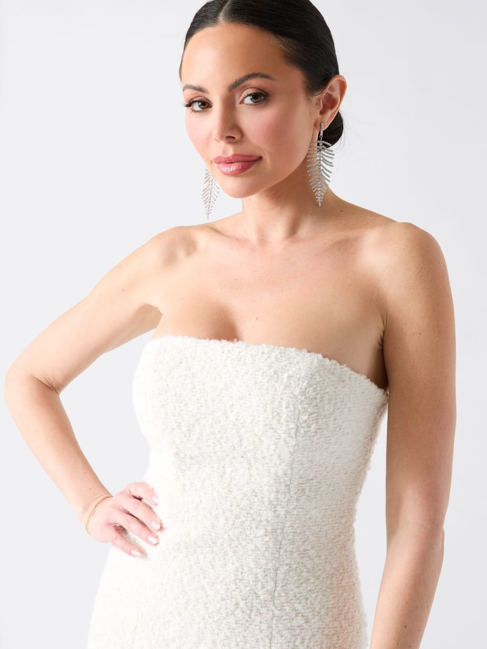 Bouclé Away Sequin Dress