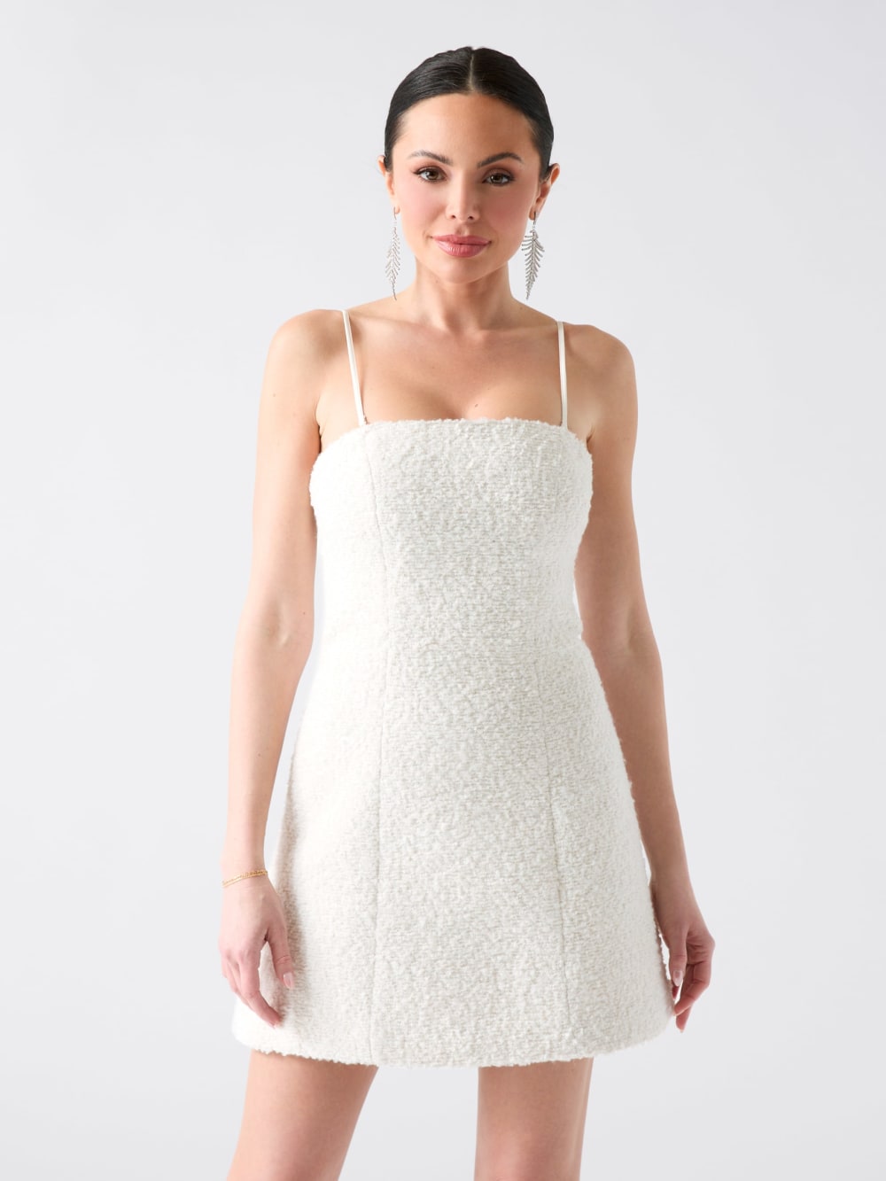 Bouclé Away Sequin Dress
