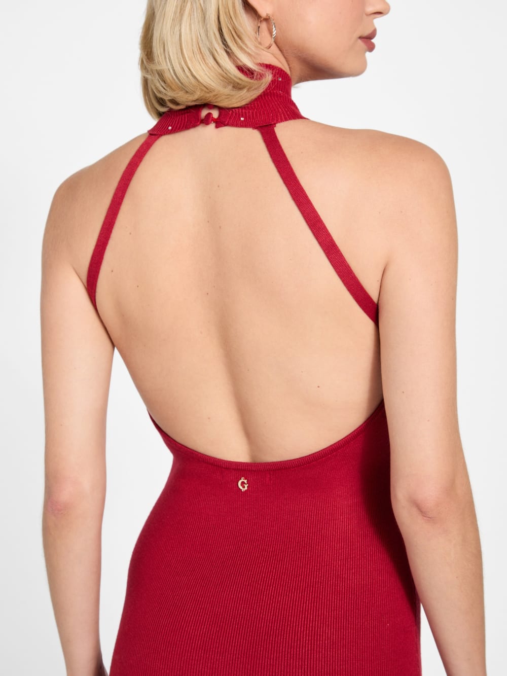 Eco Minara Rhinestone Sweater Dress