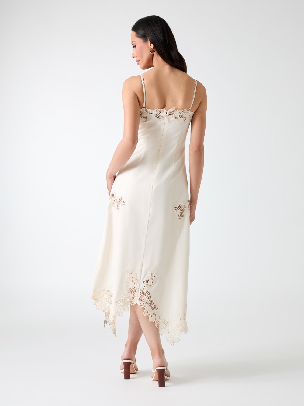 Brooke Crochet Floral Midi Dress