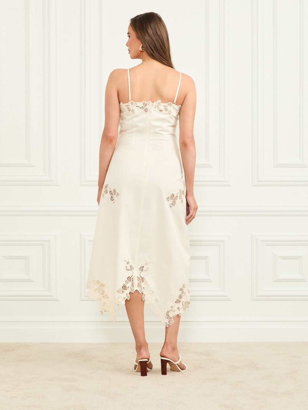 Brooke Crochet Floral Midi Dress