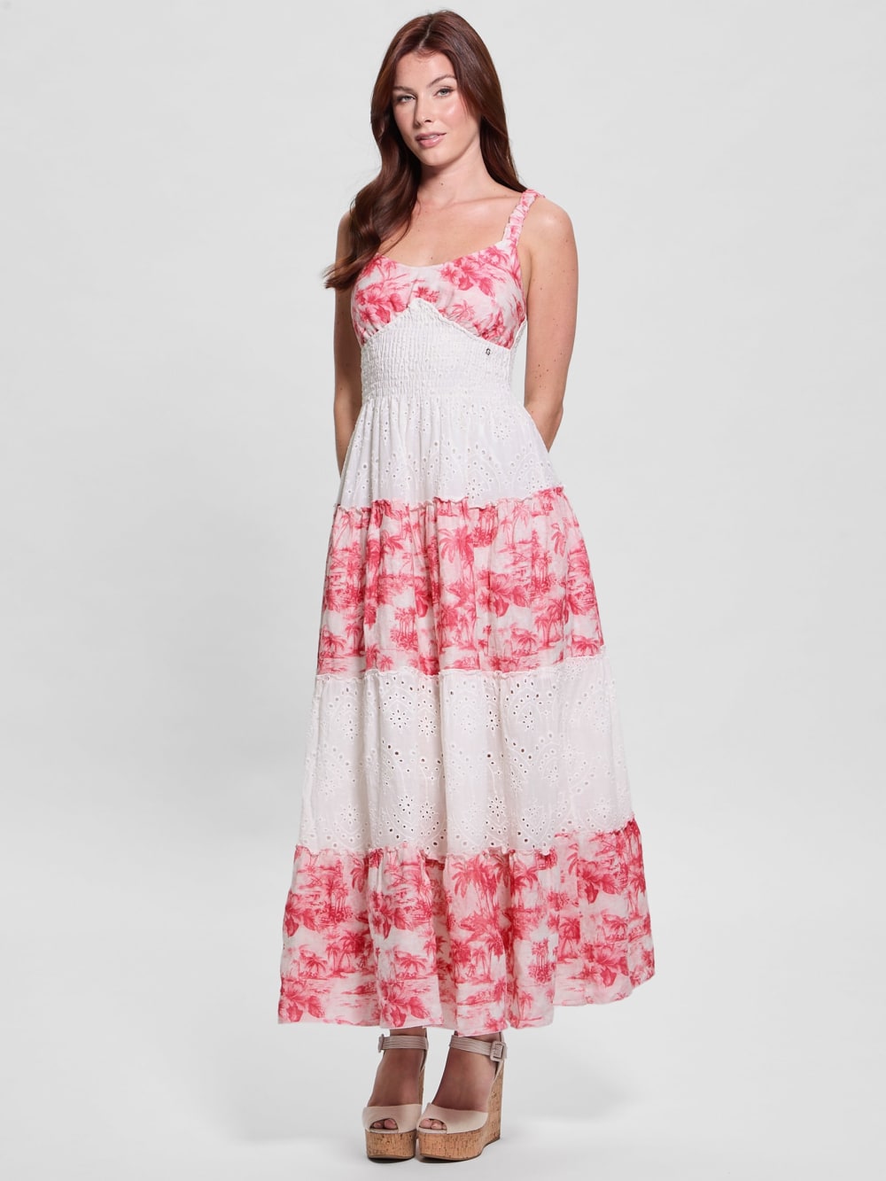 One Size Savina Linen Maxi Dress