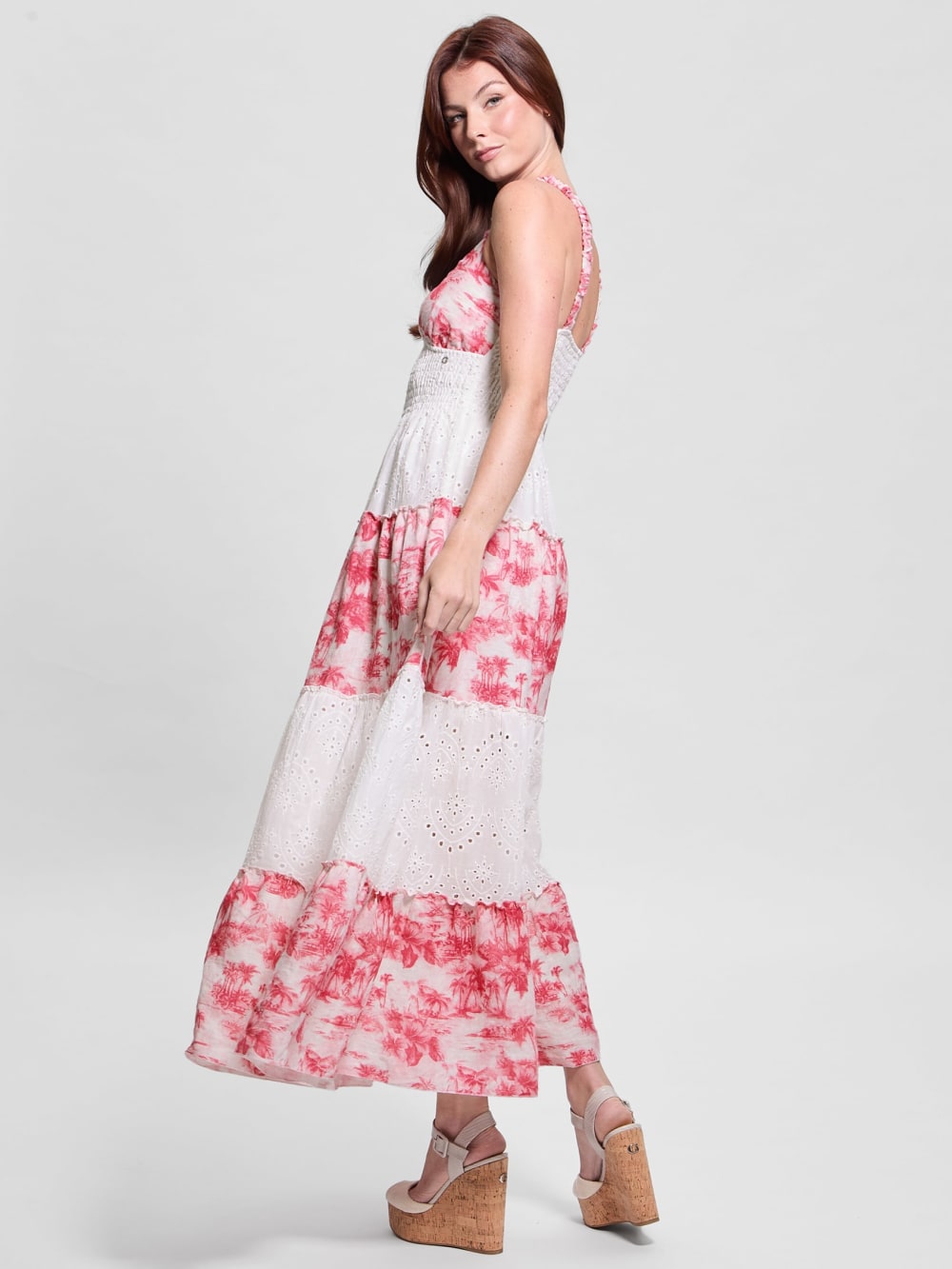 One Size Savina Linen Maxi Dress