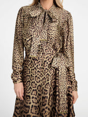 Eco Alanis Printed Satin Dress