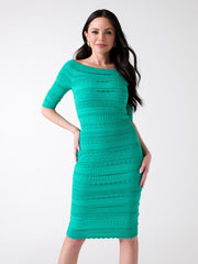 Syria Pointelle Sweater Dress