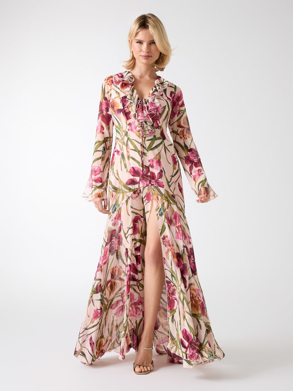 Iris Printed Maxi Dress