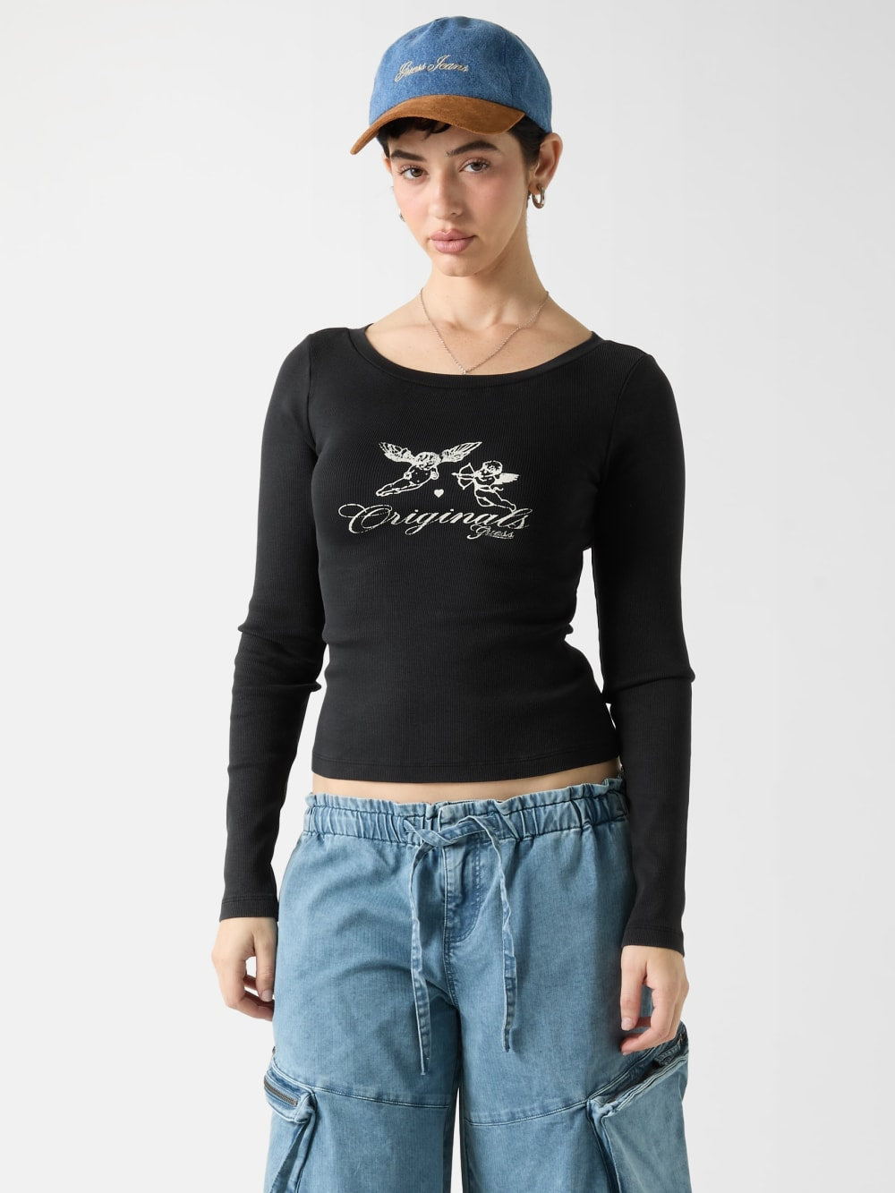 GUESS Originals Eco Boatneck Top
