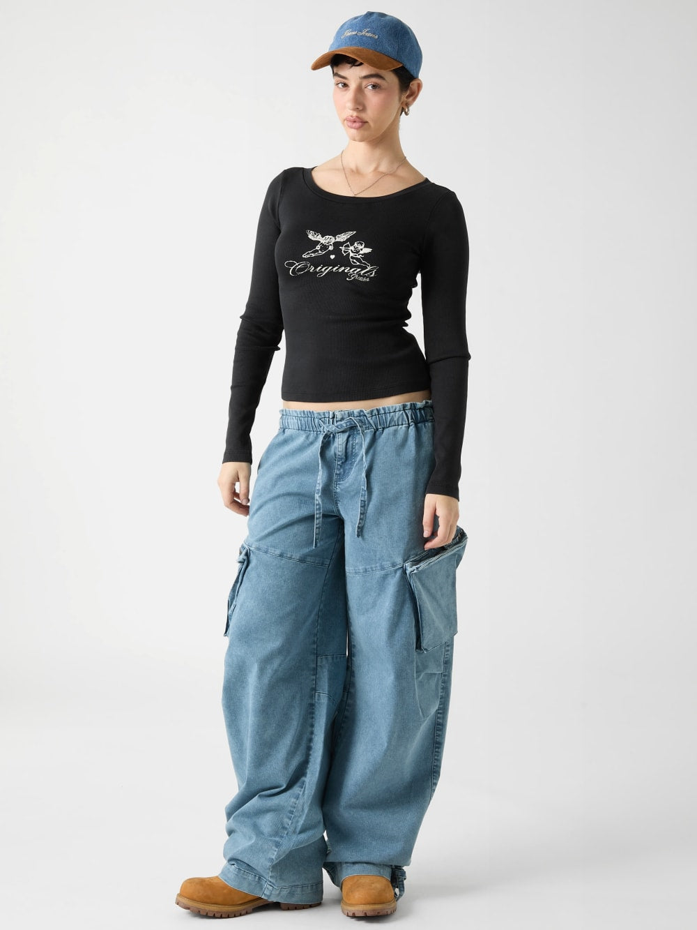 GUESS Originals Eco Boatneck Top