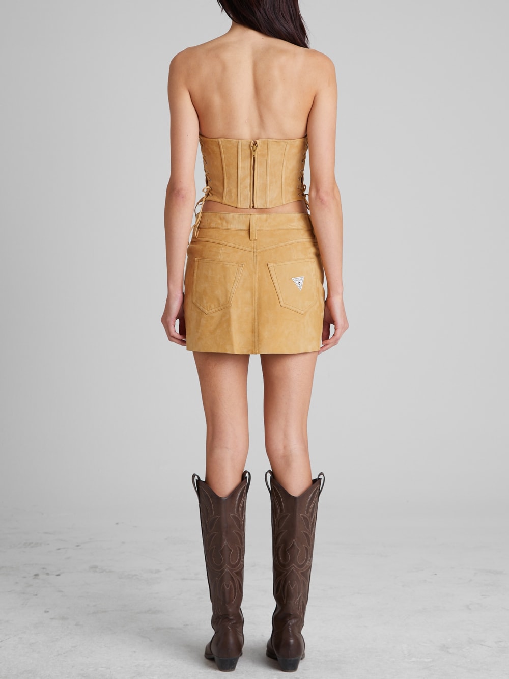 Lace-Up Bustier Top