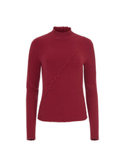 long-sleeve lettuce edge top