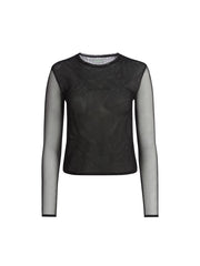 mesh long-sleeve tee