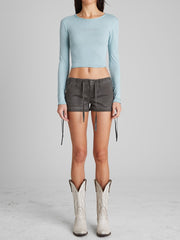 long-sleeve stretch tee