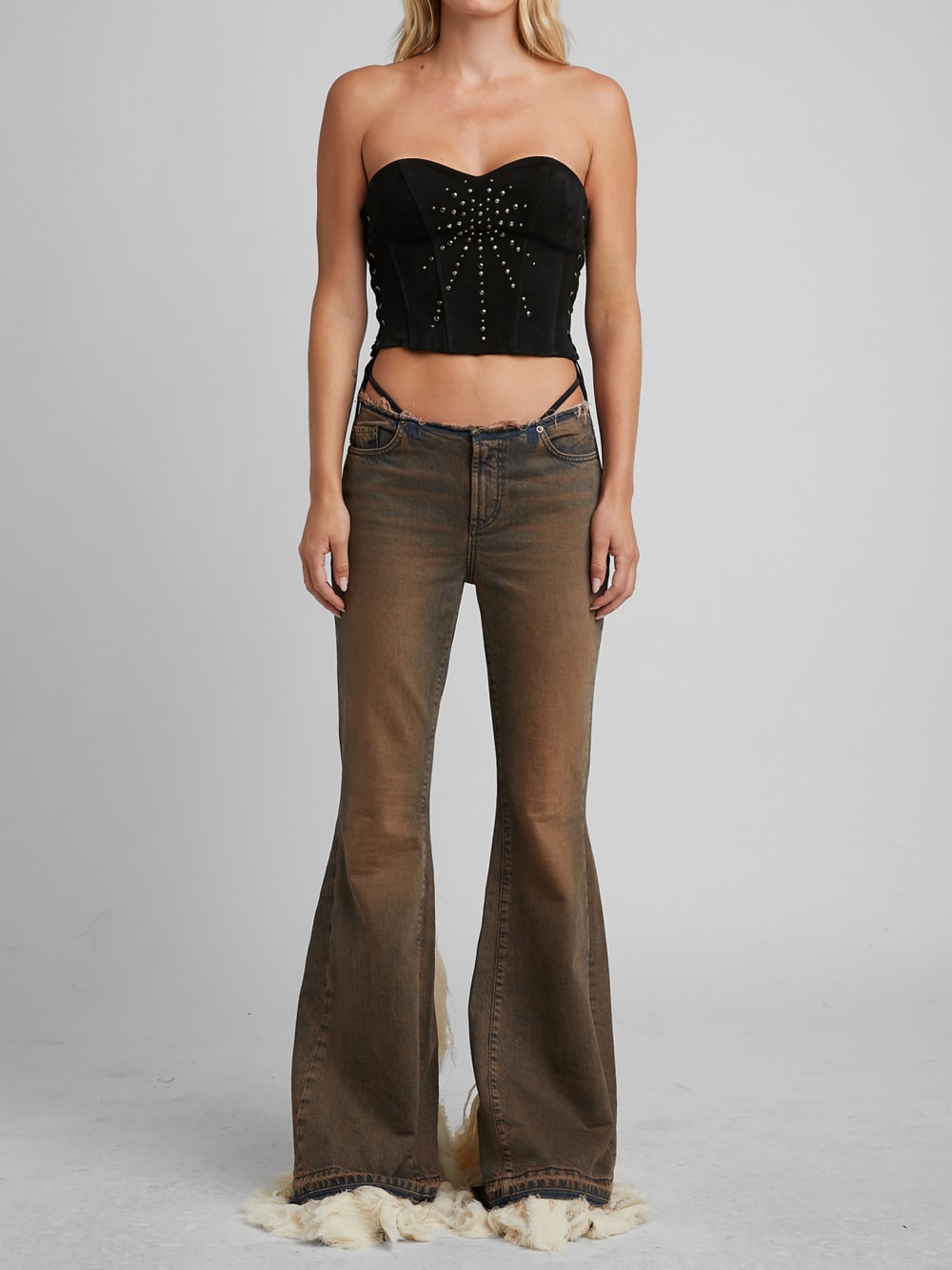 Lace-Up Bustier Top