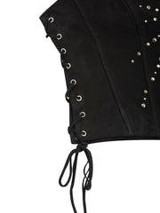 Lace-Up Bustier Top