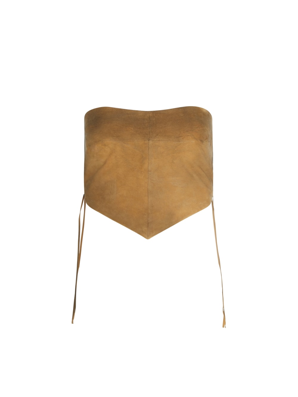 washed suede bandeau