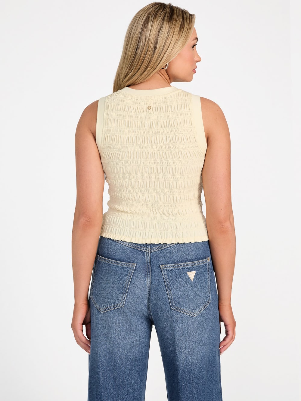 Eco Claire Smocked Tank Top