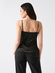 Aretha Satin Twisted Top