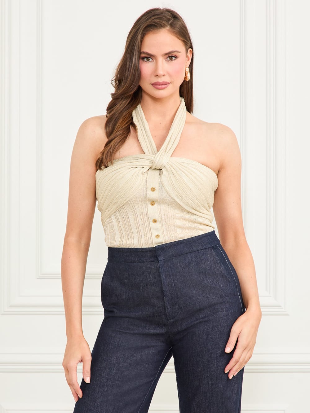 Gia Lurex Sweater Top