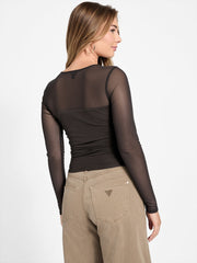 Eco Lauryn Tied Mesh Top
