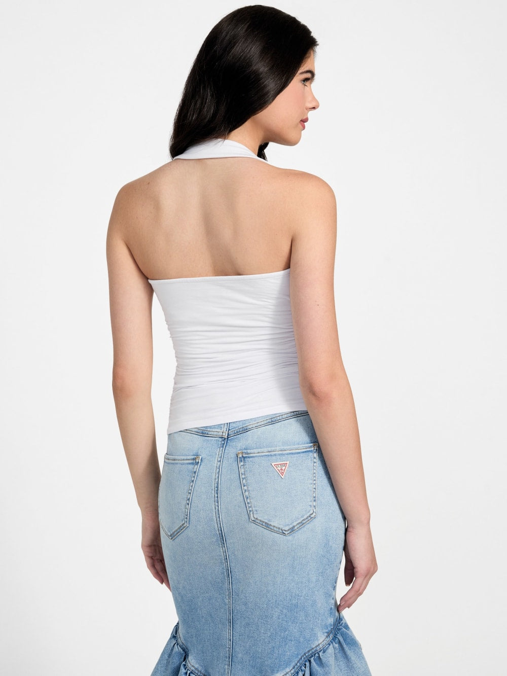 Eco Nora Halter Shirred Tank