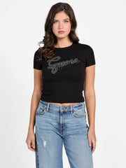 Logo Rhinestones t-shirt