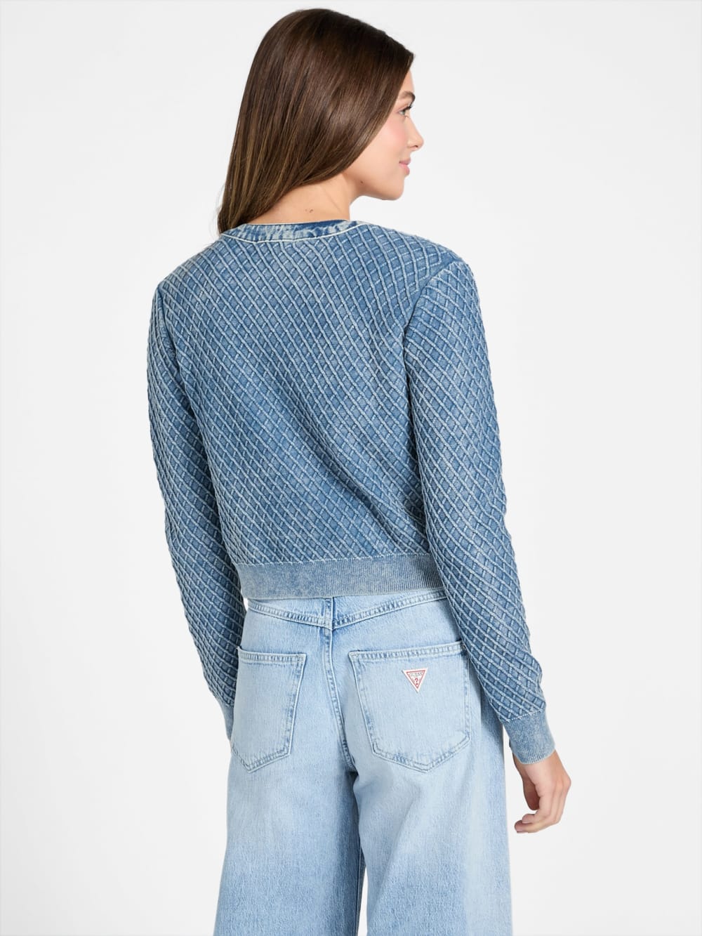 Textured cardigan