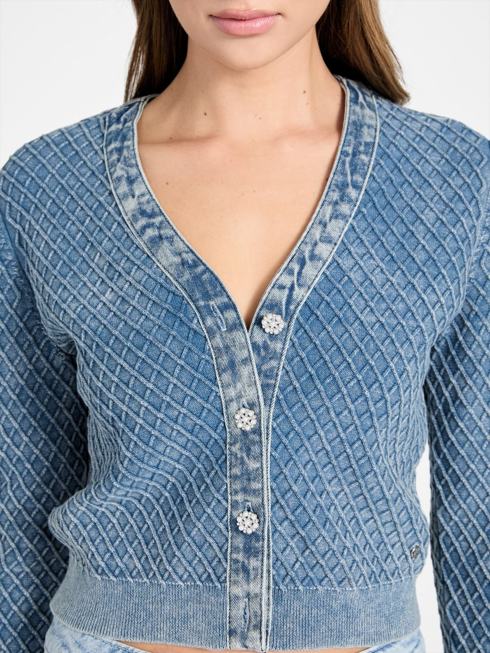 Textured cardigan