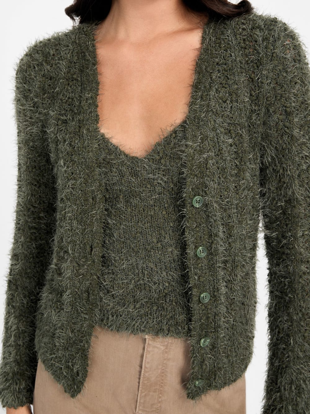 Eco Bea Open-Stitch Cardigan