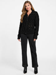 Adenora Zipped Cardigan Sweater