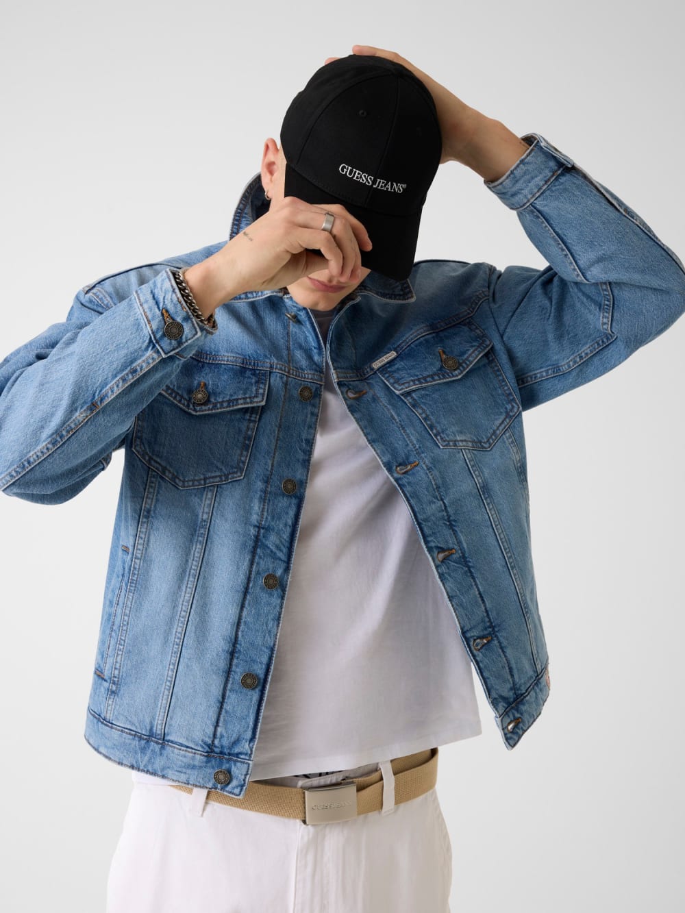Eco GUESS Jeans Logo Baseball Cap