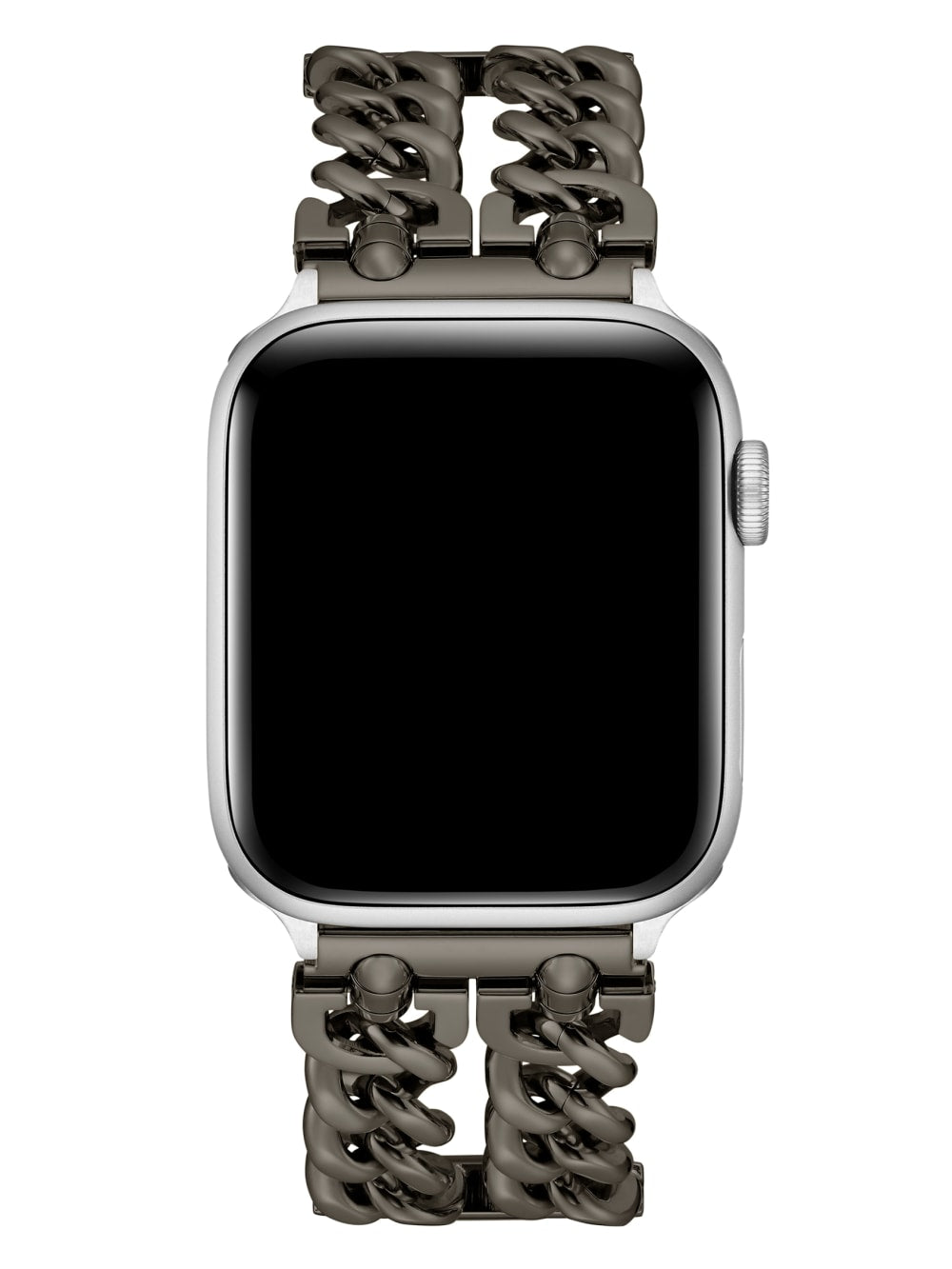 Dark Silver-Tone Chain 42-44 mm Band for Apple Watch®