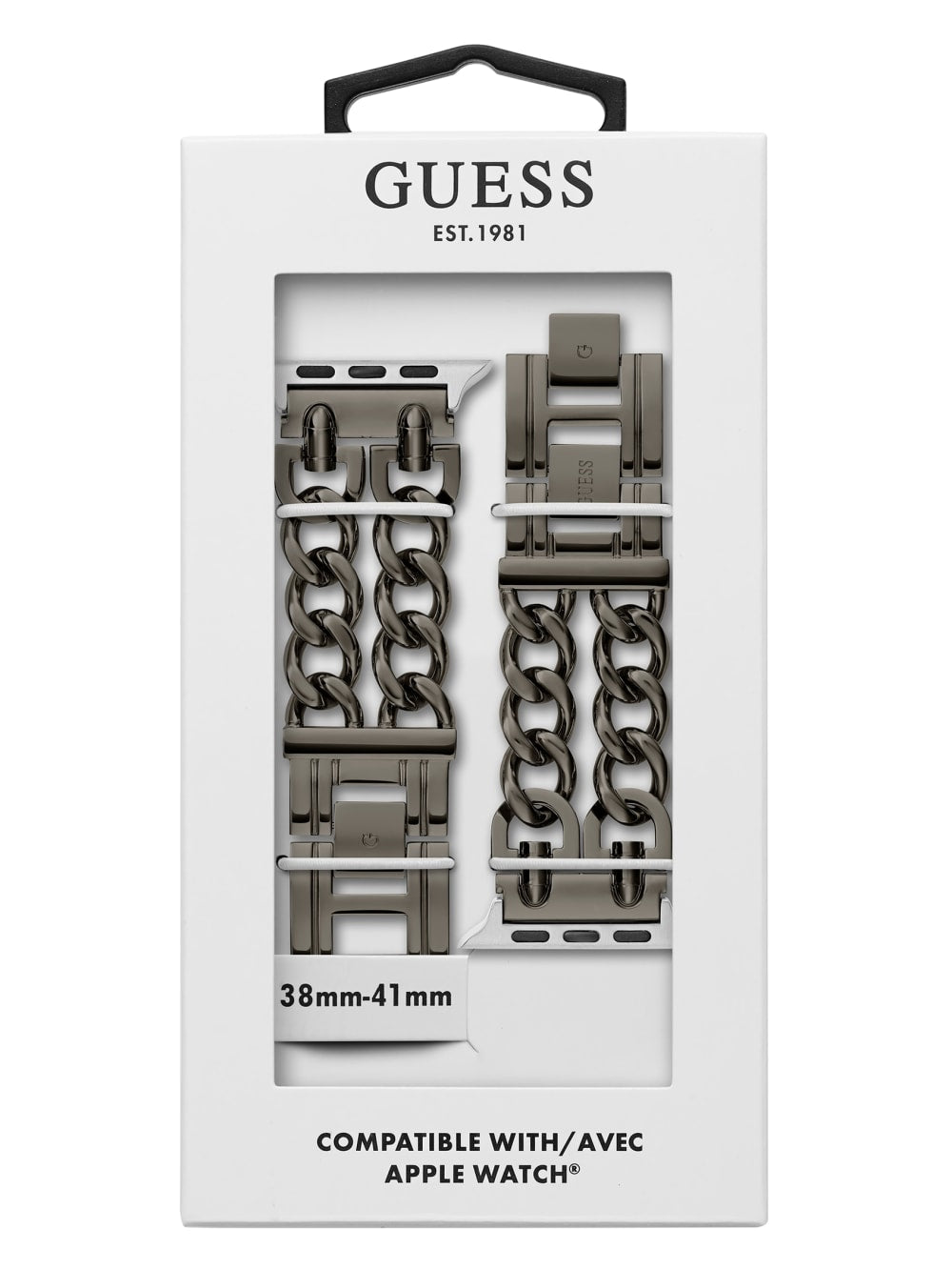 Dark Silver-Tone Chain 42-44 mm Band for Apple Watch®