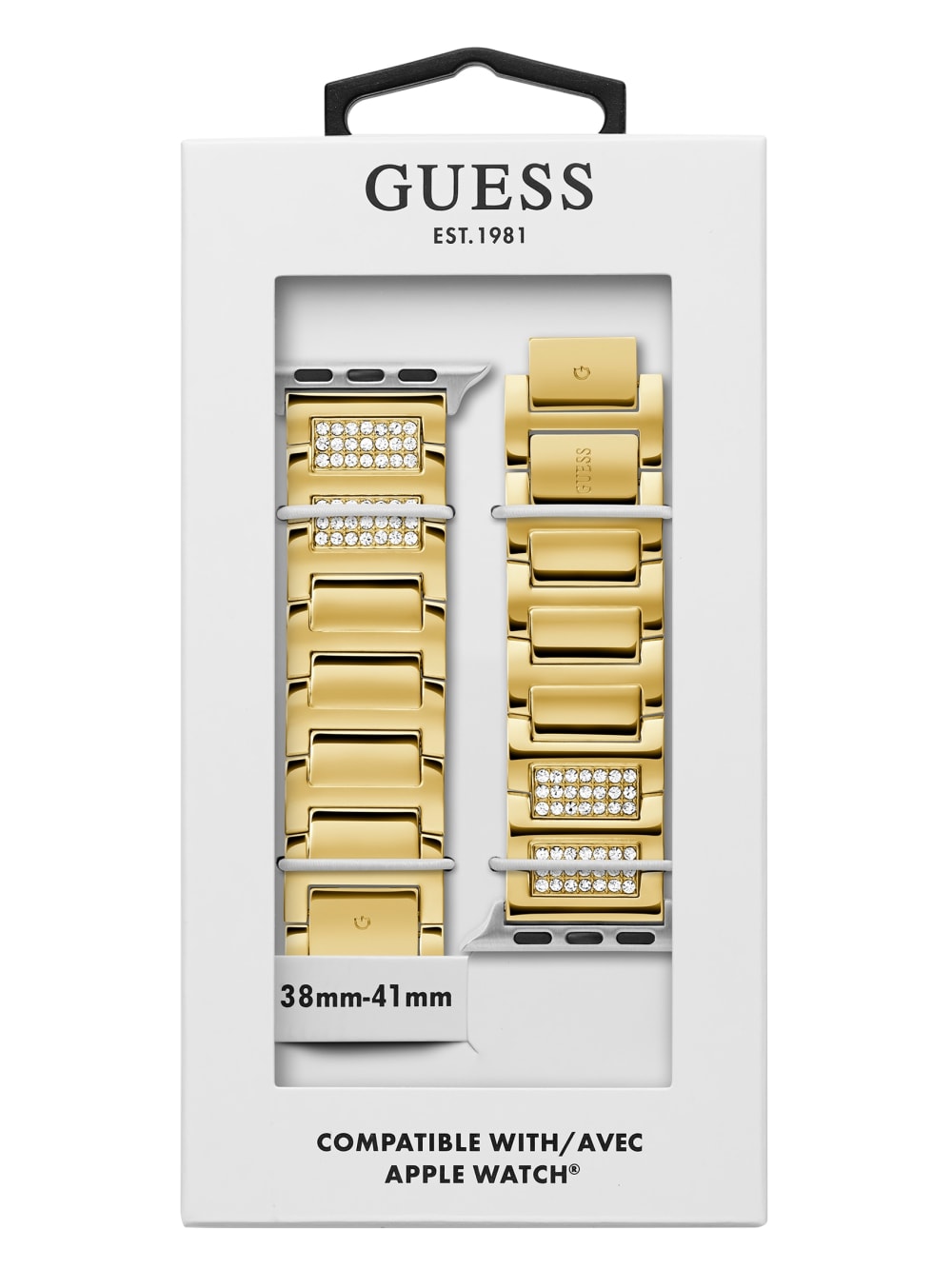 Gold-Tone Rhinestone 42-44 mm Band for Apple Watch®