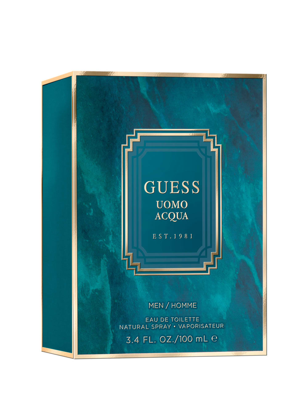GUESS Uomo Acqua Eau de Toilette, 3.4 oz