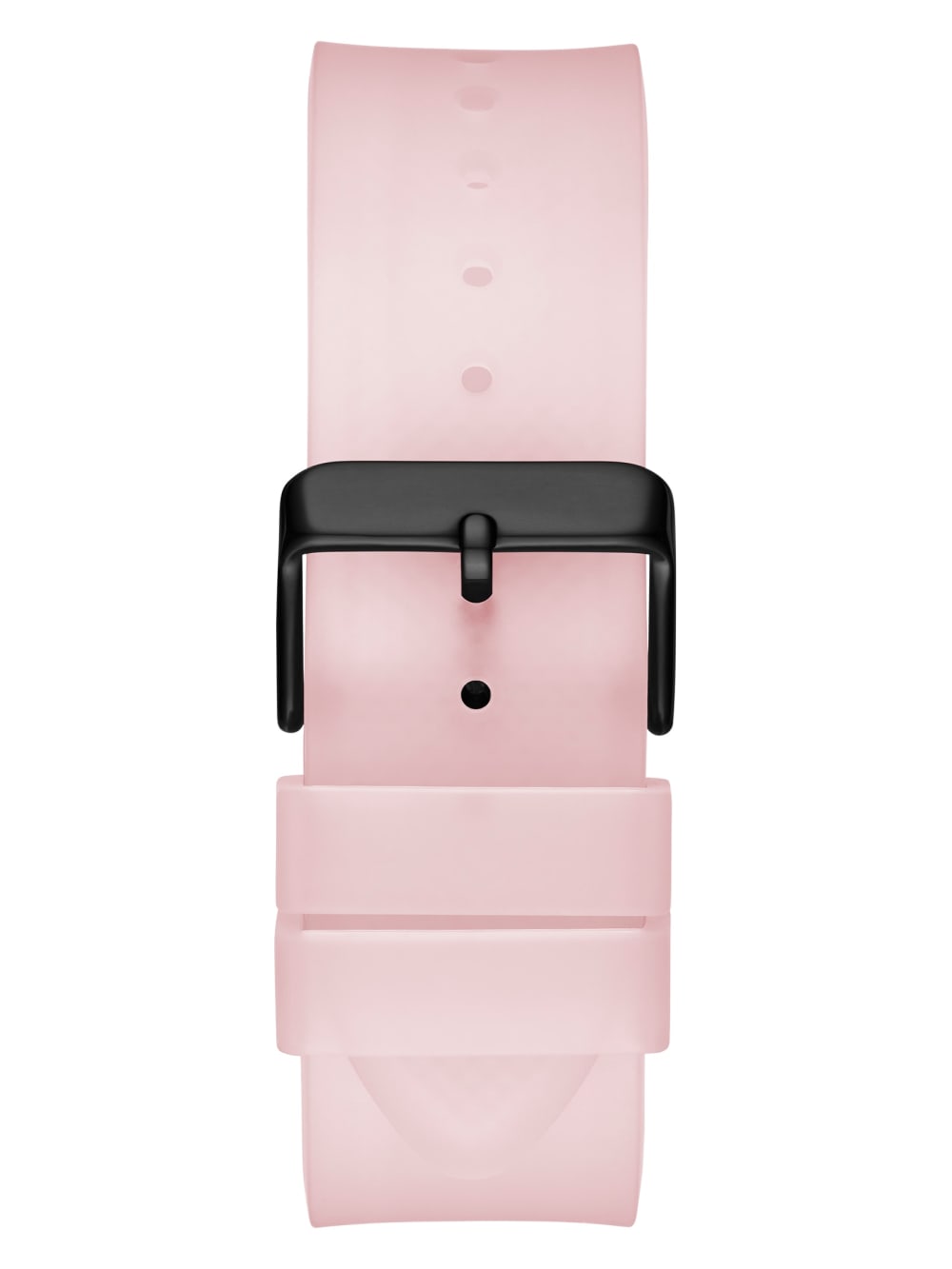 Pink Plastic and Silicone Multifunction Watch