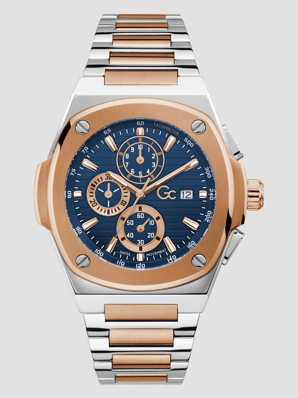 Gc Two-Tone Chronograph Watch