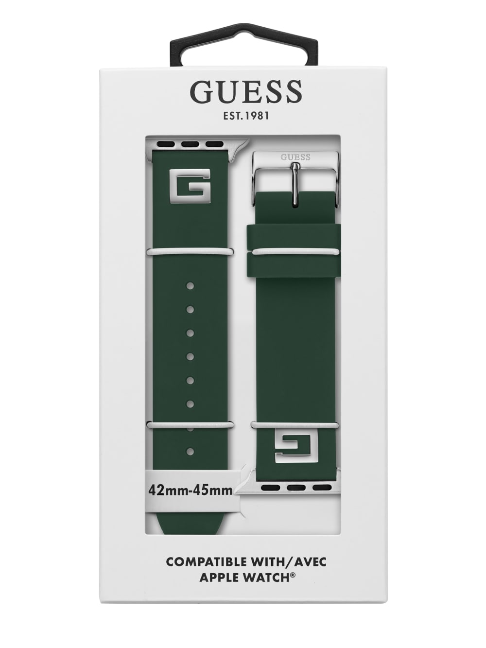 Green Silicon 42-44 mm Band for Apple Watch®