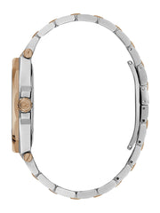 Gc Silver and Rose Gold-Tone Multifunctional Watch
