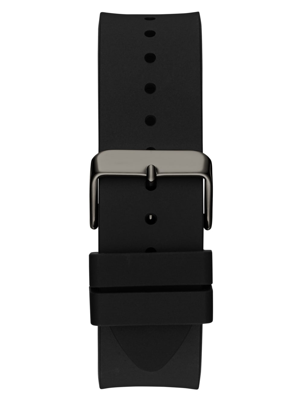 Gunmetal-Tone and Blue Analog Watch