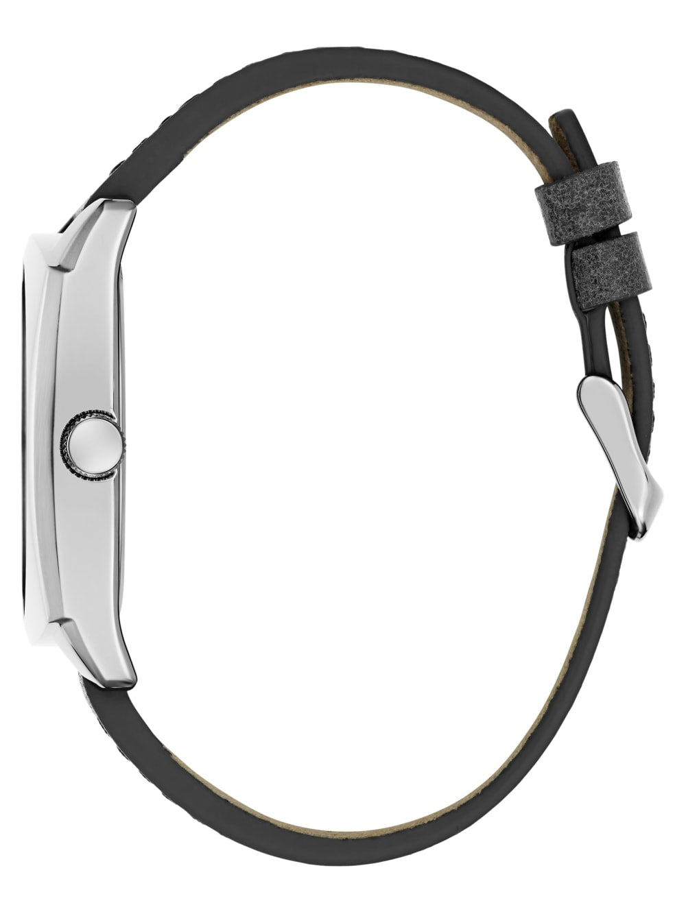 Silver-Tone and Green Multifunction Watch