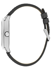 Silver-Tone and Green Multifunction Watch