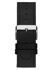 Silver-Tone and Green Multifunction Watch